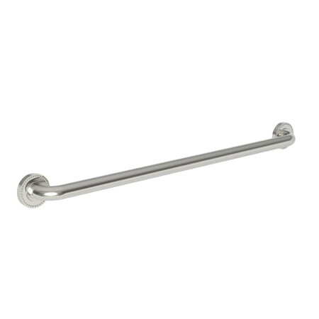 Newport Brass 35" L, Two Post, Solid Brass, 32" Grab Bar in Polished Nickel, Polished Nickel 1020-3932/15
